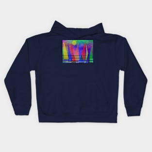 SUNSHINE And Sailing Digital Art Kids Hoodie